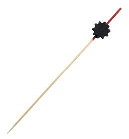 Pics Décoratifs en Bambou Modèle “ESTRELLA” 12 cm. Assortiment de rouges et noirs