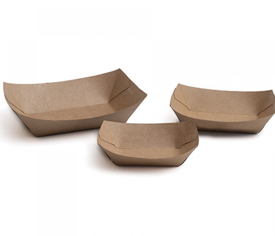 Barquette kraft ingraissable Biodegradable , 162×108cm par 50 unites