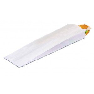 Sachet sandwich blanc en papier ingraissable